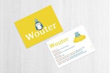 Pinguin met uiltje Pinguin met uiltje